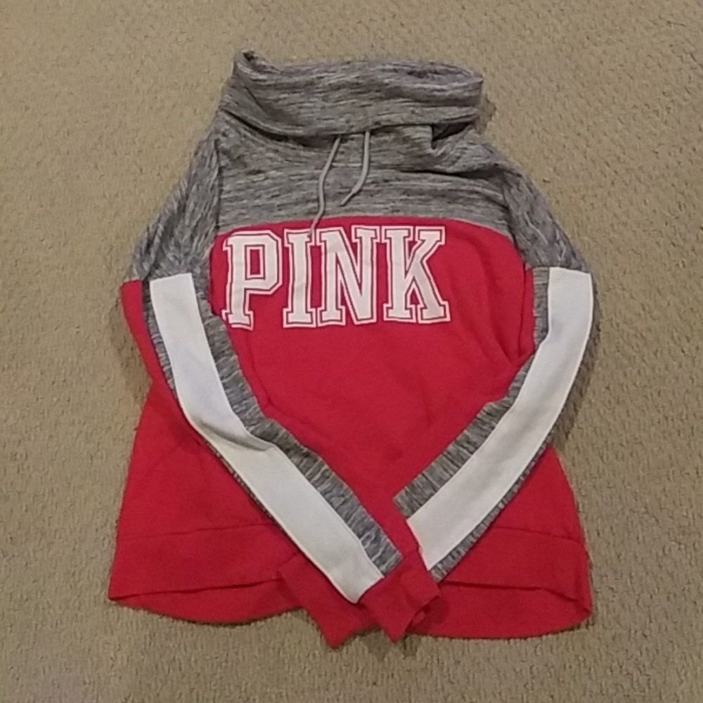 Cowl neck sweatshit
